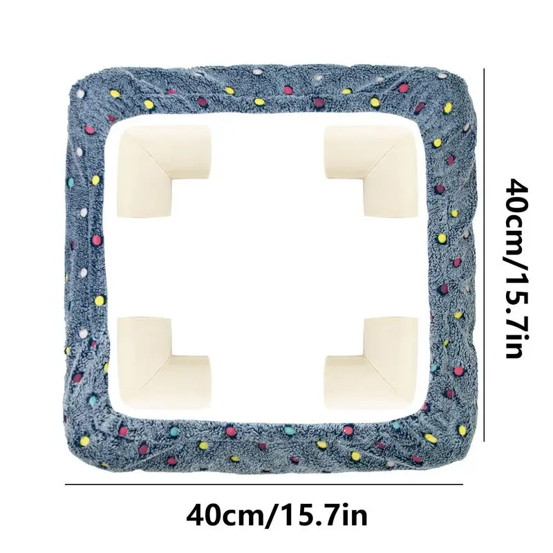 Punch Needle Gripper Frame Cover Flannel Embroidery Strip Frame Cover Craft Sewing Hoop With 4 Foam Anti-Collision Corners