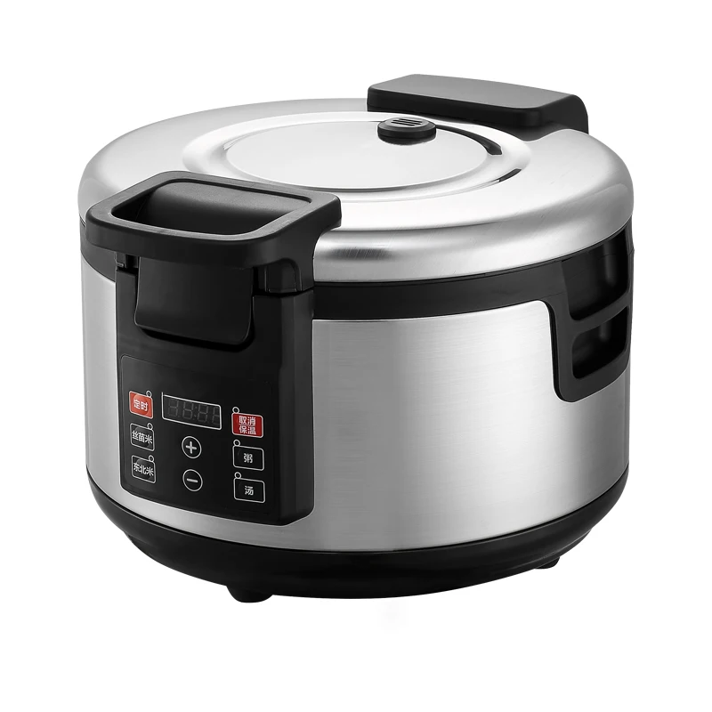 Commercial Electric Rice Cooker Industrial Multi Function Rice Pot 19liter Stainless Steel Free Spare Parts OEM