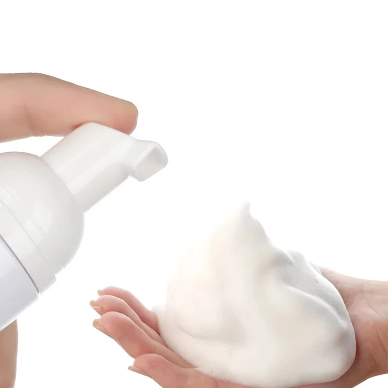 Plastic Foam Pump Bottle 2Pcs 30ml 50ml 60ml 100ml Plastic Foam Pump Bottle Empty Face Eyelashes Cosmetic Bottle Cleaner Soap Dispenser Foam