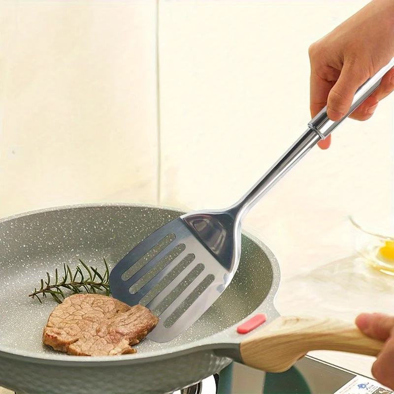 Kitchen Utensils Stainless Steel Slotted Spatula Turner Cooking Spatula Shovel Turner