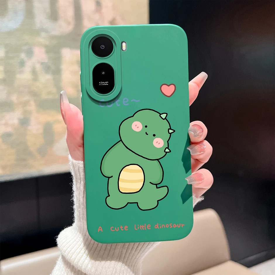 Cartoon Avocado Panda Antifouling Protective Phone Case Cover