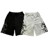 2025 New Trendy Knee Length Shorts Tassels Design Gothic Shorts Man Hip Hop Harajuku Punk High Waist Wide Leg Pants