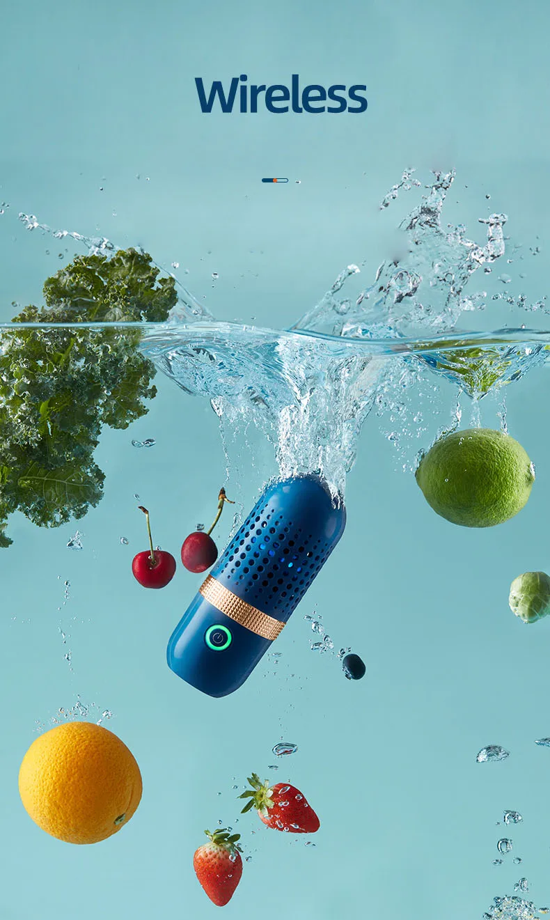 Capsule Shape Fruit Vegetable Washing Machine Protable Wireless Fruit Food Purifier Household Pesticide Disinfection Machin Capsule Shape Fruit Vegetable Washing Machine Protable Wireless Fruit Food Purifier Household Pesticide Disinfection Machin