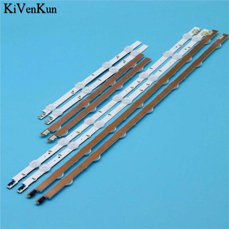 8개/대 어레이 새 TV의 LED 램프 바 V5DF-430DCA 430DCB-R1 백..