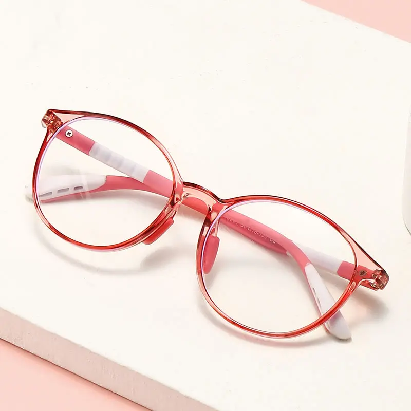 Tanio New Arrival dzieci silikonowe okulary optyczne rama owalne okulary sklep