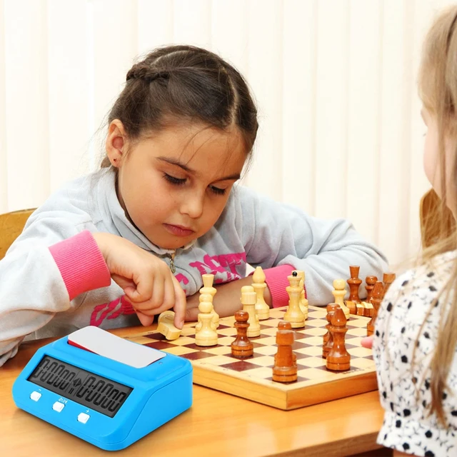 Xflyee Relógio de xadrez digital com função de alarme e temporizador de  jogo de xadrez digital básico