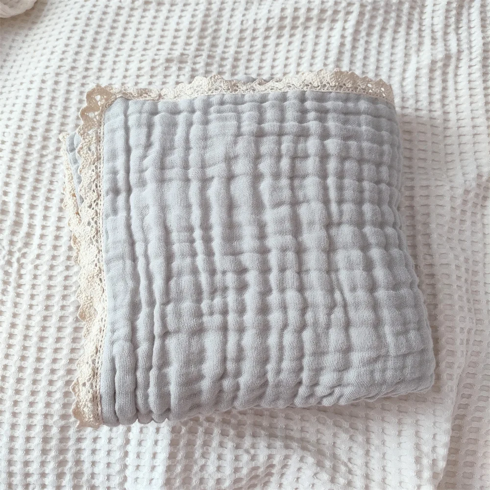 Baby Blanket Newborn 6 Layers Muslin Swaddle Wrap Soft Toddler Kids Bath Towel Infant Baby Crib Stroller Receiving Blankets cotton muslin blanket cotton blanket swaddle blanket cotton swaddle cotton gauze blanket