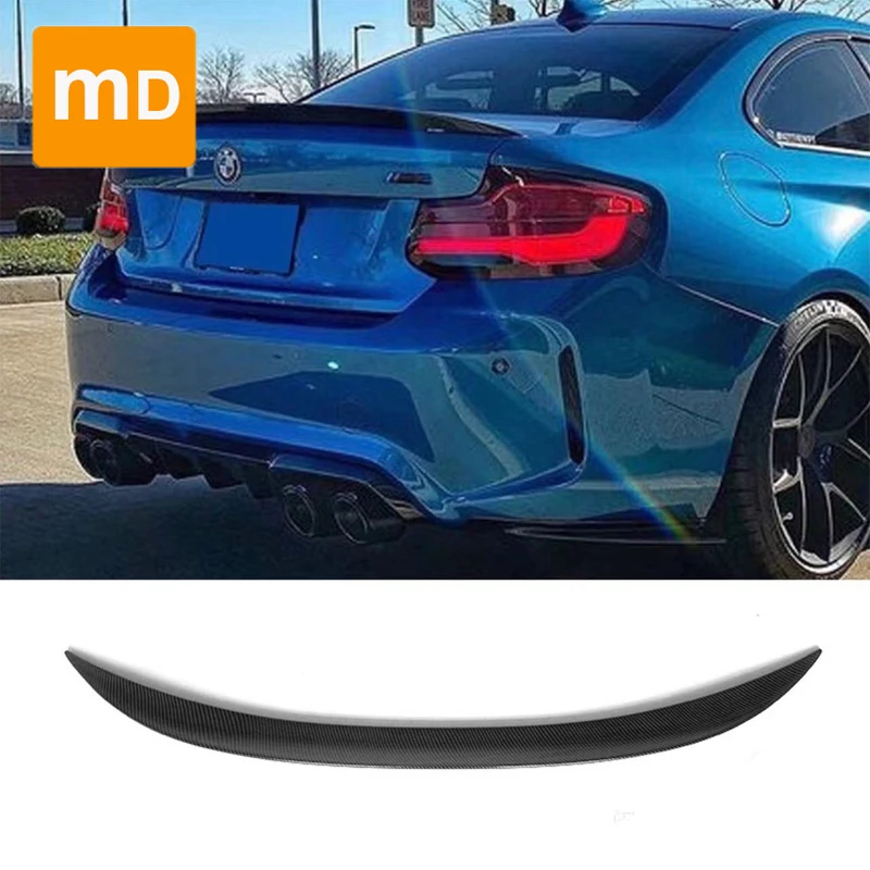 

Glossy Black Spoiler Wing For 2014-2020 BMW 2 Series F22 F23 Modified with M4 MP PSM Tail Wing Spoiler Body Kit Car Accessories