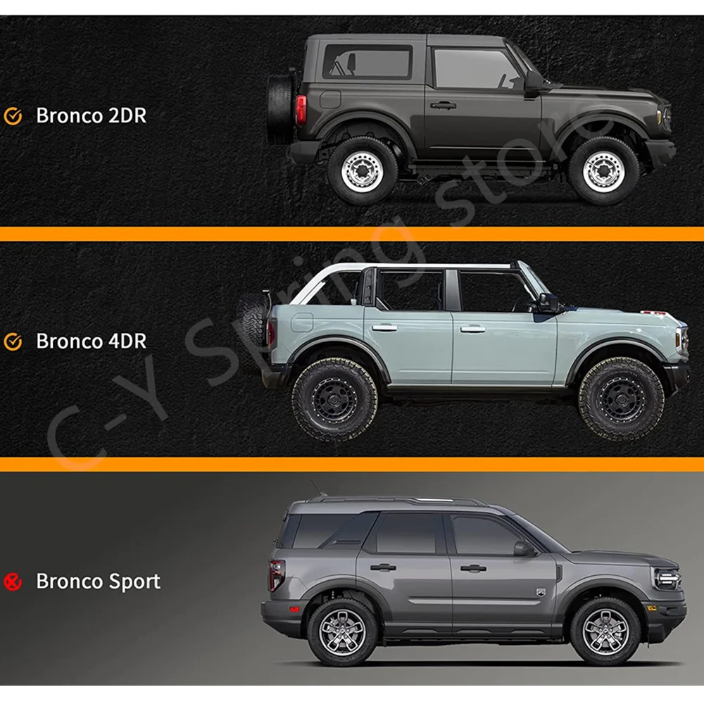 thumbnail image 2 of 2" Trailer Hitch Receiver For 2021-2025 Ford Bronco (2 & 4 Door) - 3,500 Lb Towing, Easy Bolt-On Installation 2 of 10