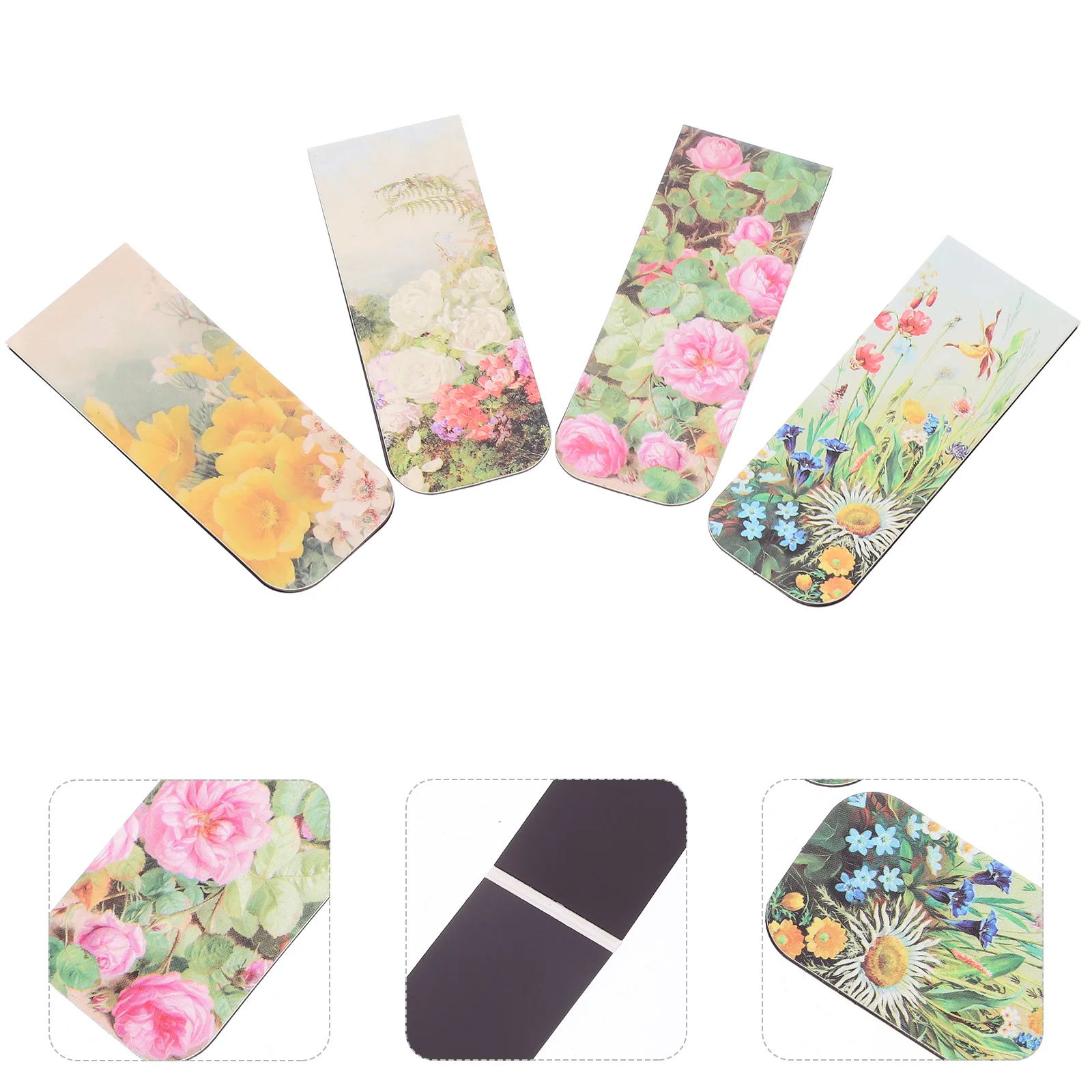 

4 шт. магнитные маркеры для страниц, магнитные зажимы для страниц, изящные закладки, товары для студентов