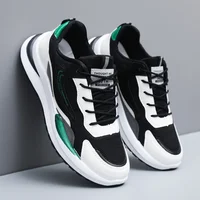 Men's Breathable Running Shoes Autumn New Style Casual Lace-Up Sports Net Surface Middle-Aged Large Size Cross-Border Shoes