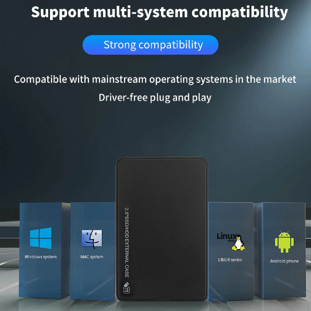 ޴ ָ Ʈ ̺ ڽ, HDD, SSD ̽, SATA  ϵ ̺ ̽, Ʈ º  ϵ ũ ̺ ڽ, 2.5 ġ