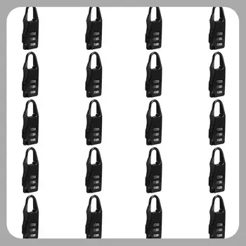 A46U 20PCS Alloy Safe Combination Code Number Lock Padlock For Bag Suitcase Luggage Zipper Backpack Handbag Anti-Theft Lock 1