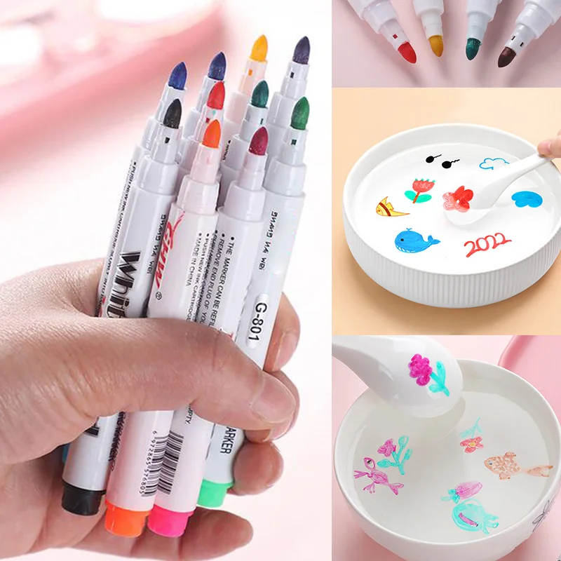 Floating Erasable Waterbased Magic Whiteboard Marker Pen Tile Repair
