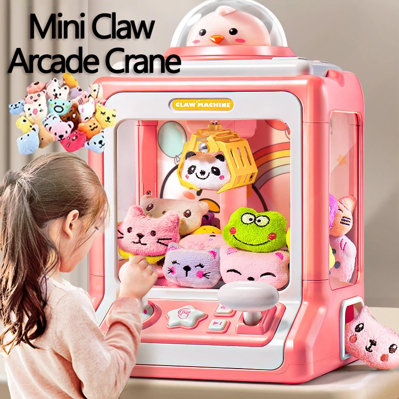 Diy Automatic Doll Machine Kids Mini Claw Machine Arcade Game