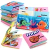 Cloth Book Toddler Soft Baby Books Rustle Sound Baby Quiet Books Infant Early Learning Educational Toys 0 -12 Months Tear-proof 1