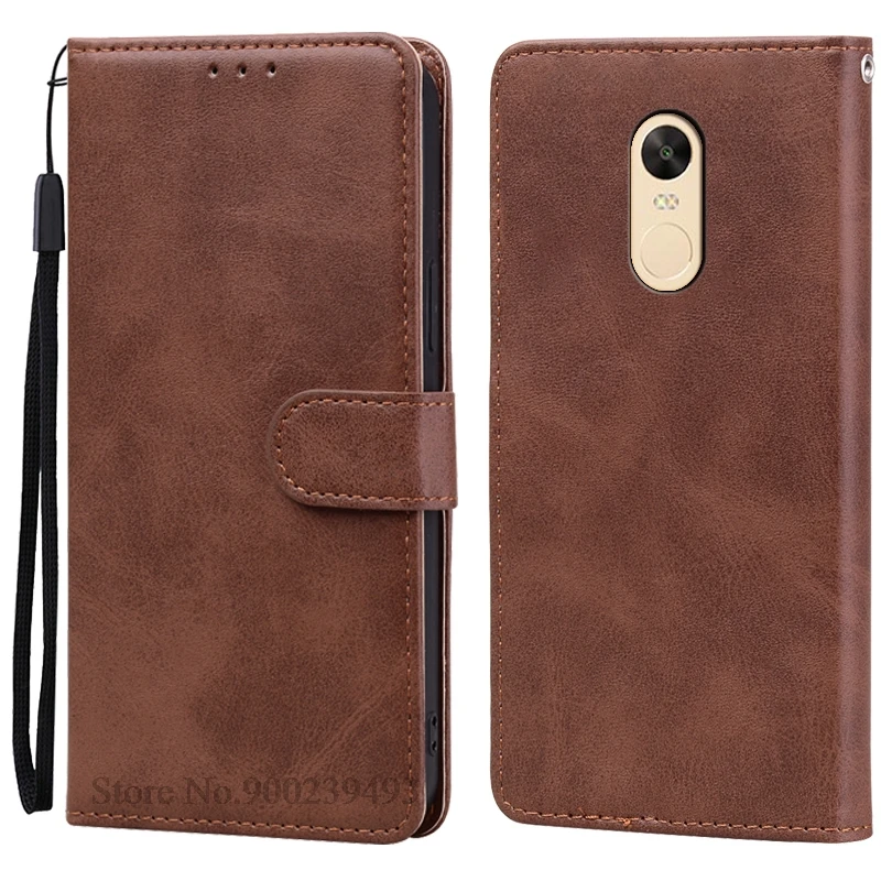 Leather Flip Wallet Case