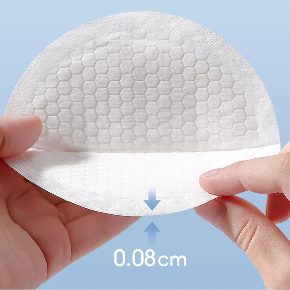 lactation Anti overflow breast pad postpartum disposable Thin style ventilate Leak proof nipple 100 pieces 2
