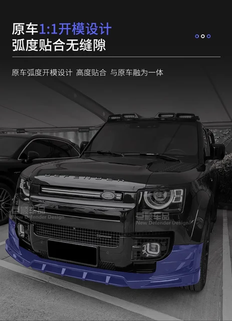 Paraurti Laterale Per Land Rover Defender 110 2020 | Nero ABS | Antigraffio