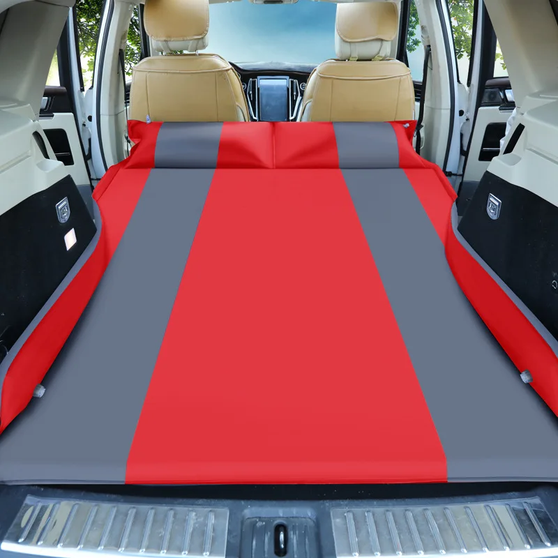 Car Travel Bed Cushion Inflatable Pillow Automatic Air Matting SUV Rear Row Special Car Bed Non-Inflatable Trunk Camp Mattress