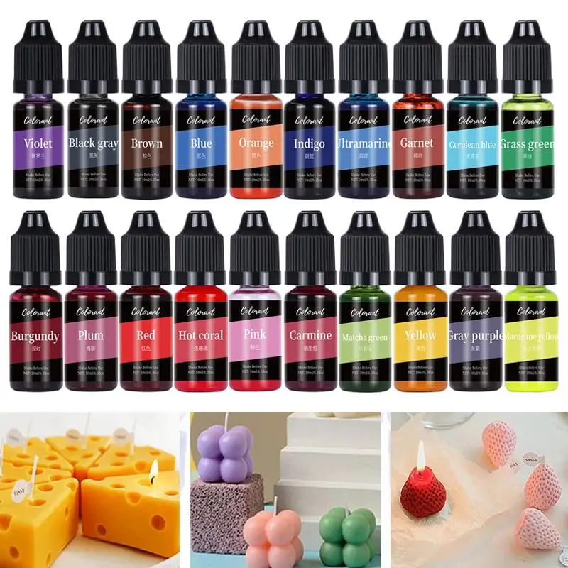 10ml Epoxy Resin Pigment Filler Pearlescent Powder Colorant Dye DIY Resin  Mold Jewelry Making Accessories Epoxy Color Pigment