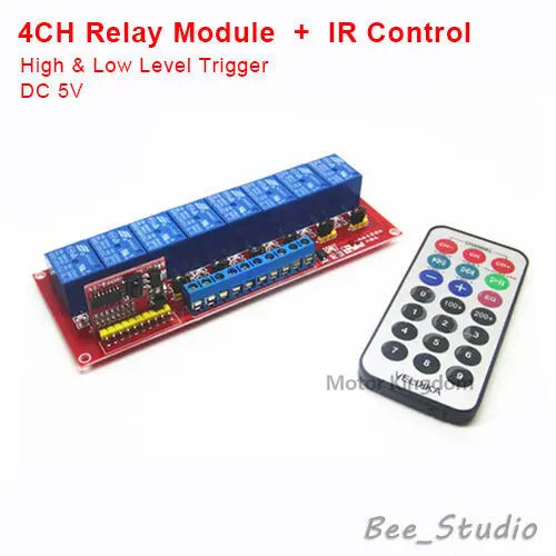 

Arduino 51 5V 8 CH Channel IR Infrared Remote Control Switch Relay Module Board