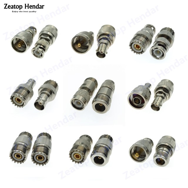 TUOLNK Connecteur SO239 Paquet De 10 PL259 Fiche Mâle Adaptateur Coaxial à Sertir SO239 PL-259 - Foto 11