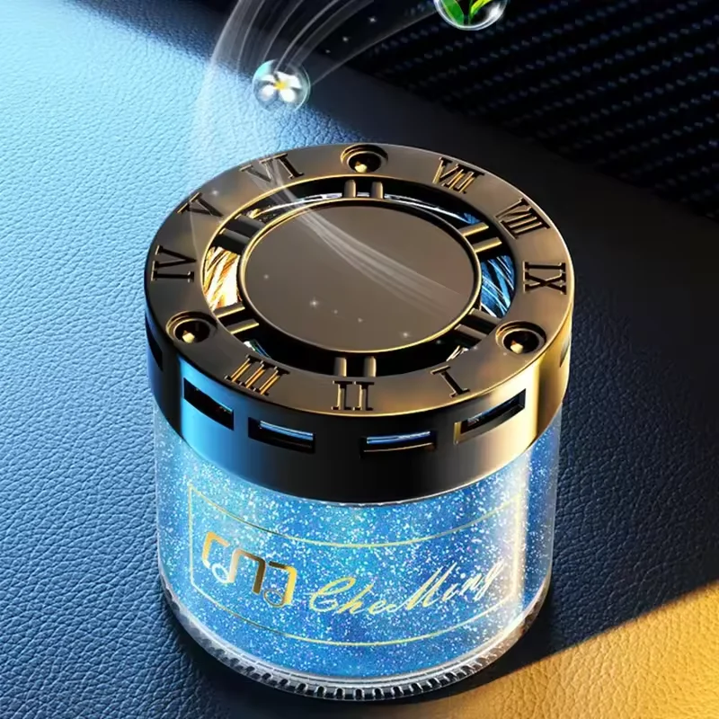 2026 New Flowing Sand Solid Fragrance Car Aromatherapy High End Car Logo Car Aromatherapy Seat Decoration Air Freshener 4