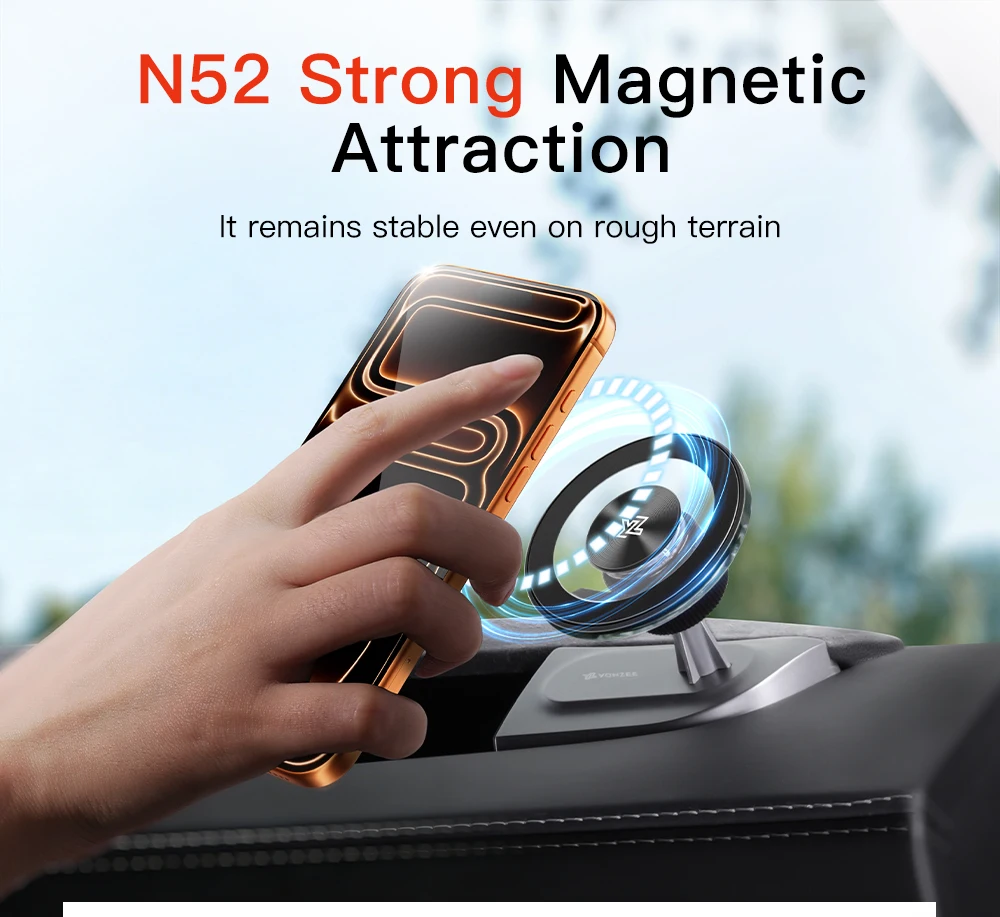 YZ Für Tesla Model 3 Y YL Highland Juniper Magnetische Auto-Handyhalterung ABS mit Silikon Anti-Rüttel GPS-Handyhalterung Zubehör – Detail 5