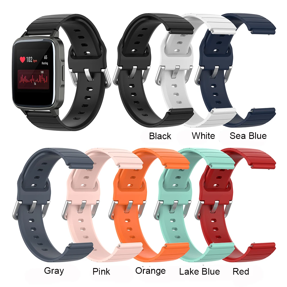 Silicone Replacement Watch Strap - 19mm Universal Fit, Unisex Design