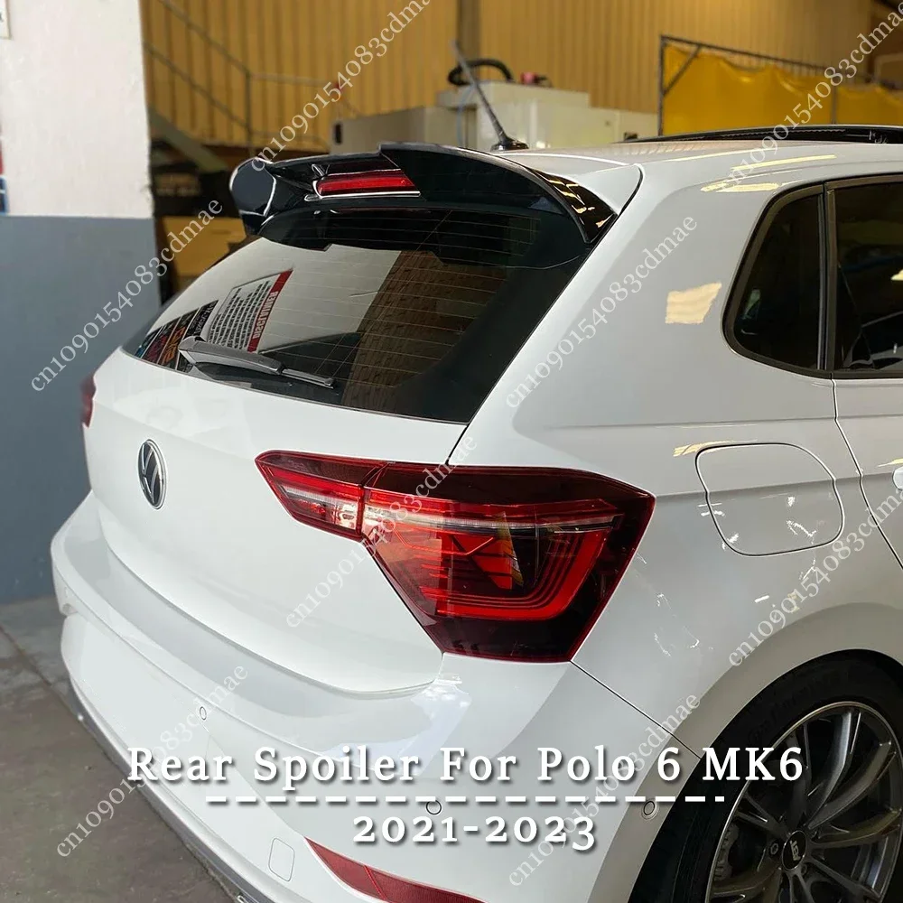 GTI Style Tail Wing Spoiler For Volkswagen Polo 6 MK6 2018-2021 2022-2025 Car Rear Roof Window Trunk Wings Lip Splitter Bodykits 1 GTI Style Tail Wing Spoiler For Volkswagen Polo 6 MK6 2018-2021 2022-2025 Car Rear Roof Window Trunk Wings Lip Splitter Bodykits 1