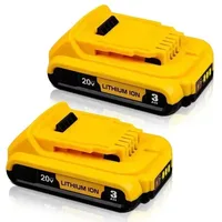 20V 3Ah DCB203 Lithium Battery Replacement for DeWalt 18v 20Volt Max Lithium Ion Battery DCB206 DCB205 DCB204 Power Tools 1