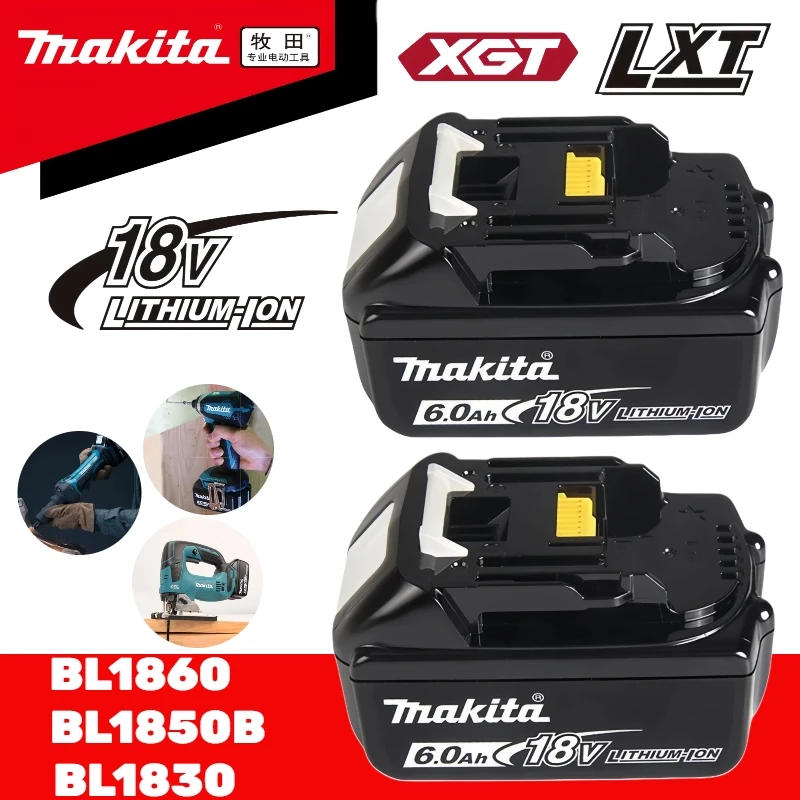 Bl1850 Makita Original18V Batteria Ricaricabile Batteria 18650 Agli Ioni Di Litio Per Utensile Elettrico Makita Lxt400 Bl1860 Bl1830 Bl1850B