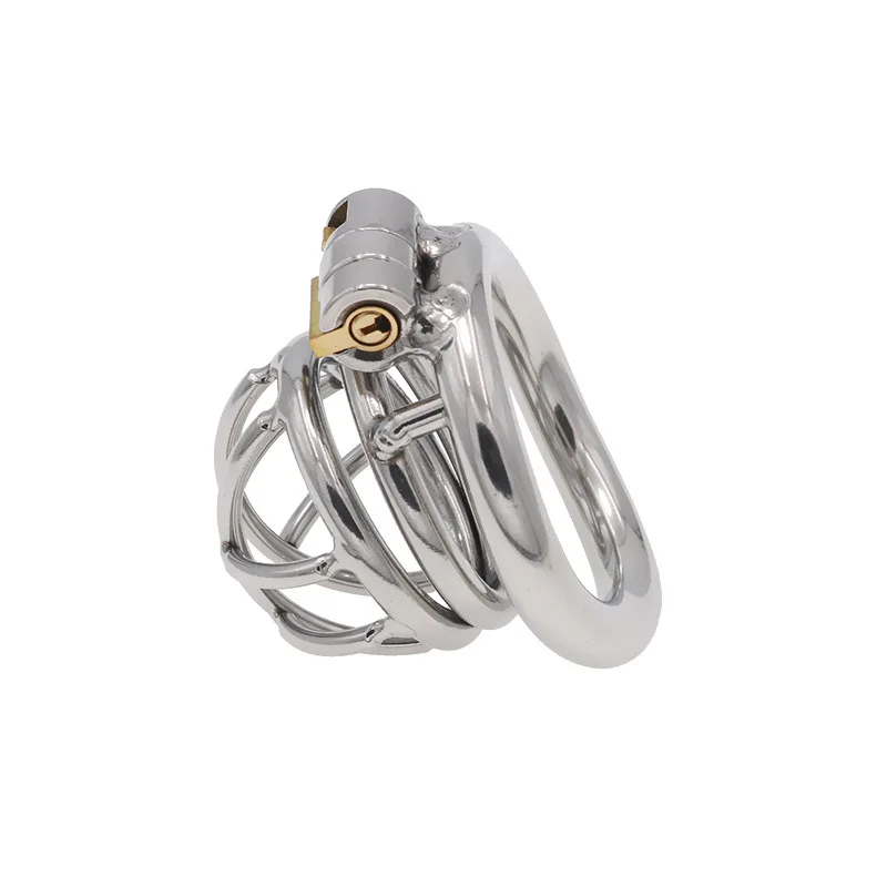 Mini Micro Hollow Chastity Cage Stainless Steel Chastity Device Cock Cages Men's Penis Penis Rings Bondage Lock Sex Toys For Men Penis Chastity Cage Chastity Lock Sex Toy