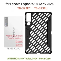 Soft TPU Backshell for Legion Y700 2025 (TB323FU TB323FC)