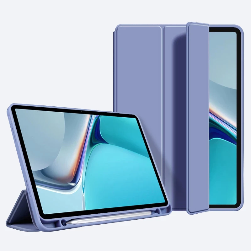 Capa de Silicone Tri-fold com Suporte para Lápis Capa para Huawei Matepad 10.4 Lte 10.4 Modelo Bah3-w09 Modelo 2023 2023 - Imagem 4