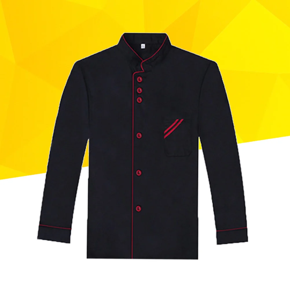 

Chef Jacket Outfit For Men Women Uniform Sleeve Jackets S Casual Black Shirts Unisex Coats Cook Clothing Clothes Mens Catering