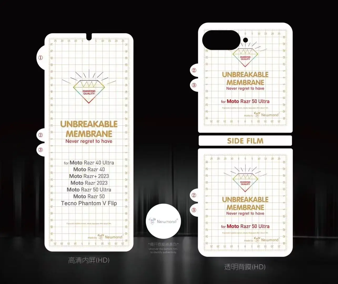 Ultra Soft Frosted Full-Coverage Hydrogel Screen Protector Film