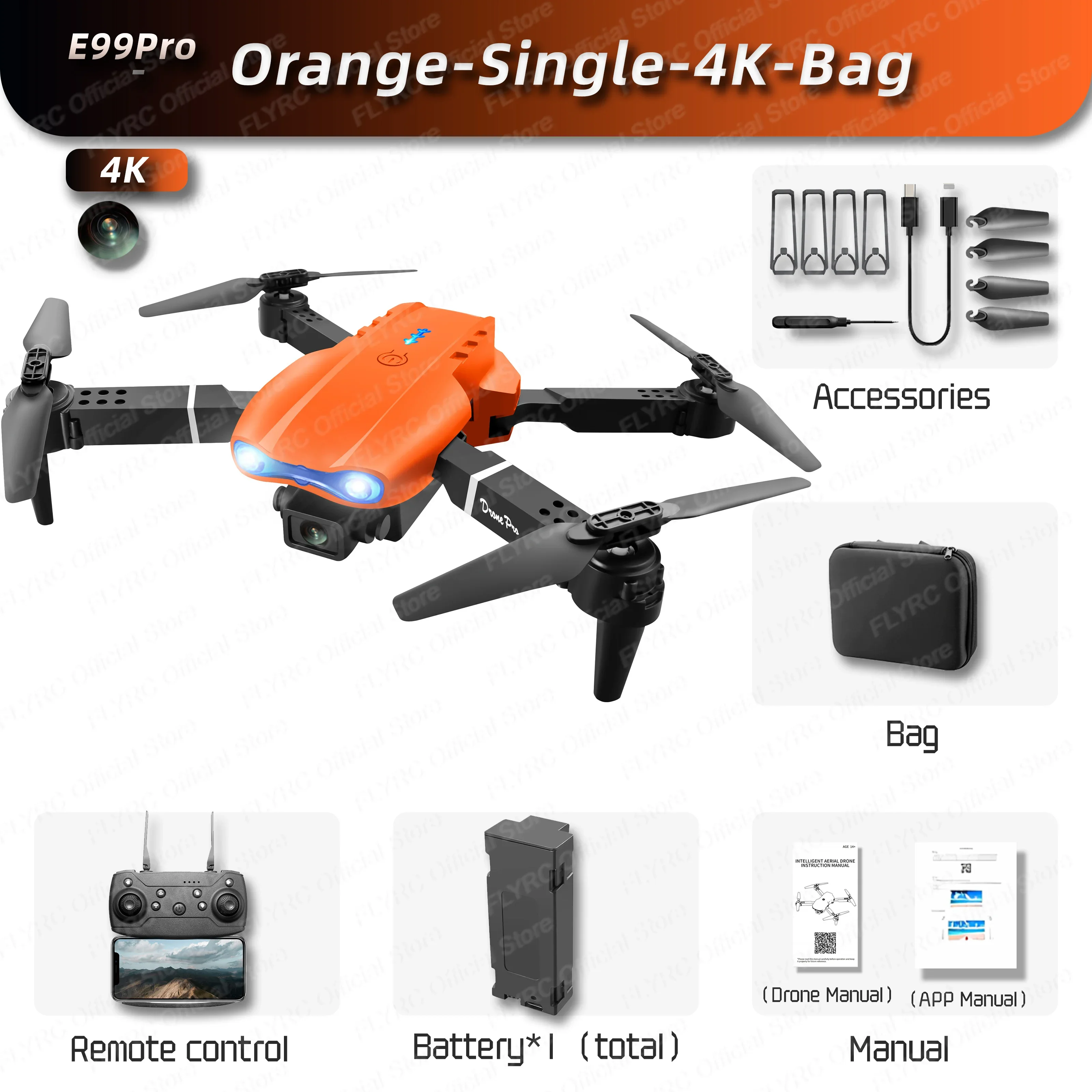 Orange-Single-4K-Bag