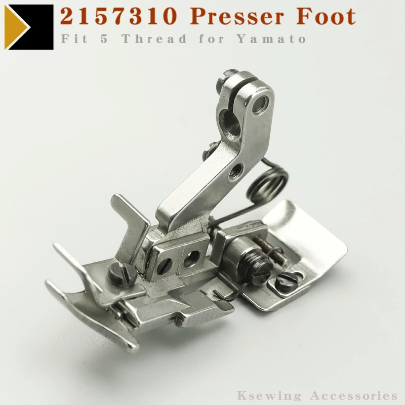 

2157310 Presser Foot Fit 5 Thread For Yamato AZ6500 / AZ7500 / AZ8500S Industrial Overlock Sewing Machine Parts Accessories