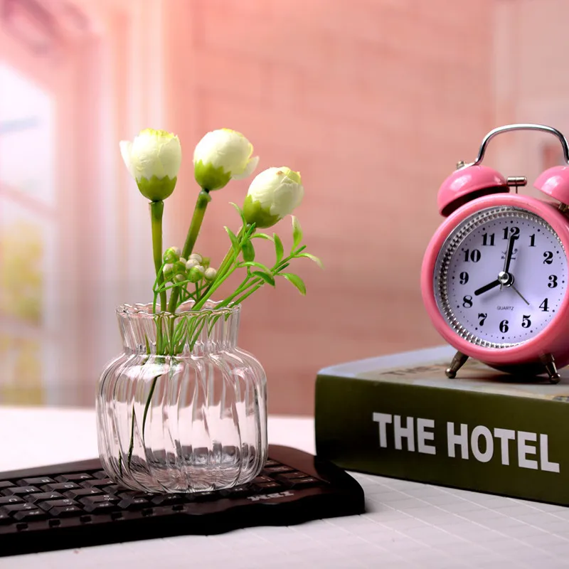 Glass Flower Vase Ins Flower Bottle Transparent Hydroponic Vase Glass Bottle for Flowers Desktop Decoration אגרטל זכוכית Nordic 5