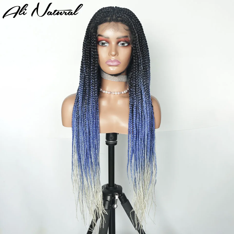 

Полностью кружевные кукурузные косички, синтетические кружевные передние парики без узлов, косички, парик с детскими волосами, плетеные парики для чернокожих женщин