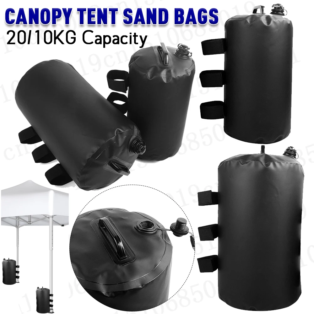 Canopy Weight Water Bag Canopy Tent Sand Bags PVC Sun Shelter Water Weight Bag Large Capacity Leakproof for Outdoor Camping