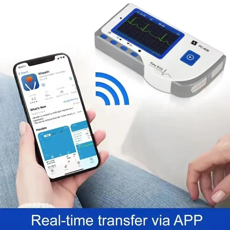 Portable Handheld ECG Whole Body Diagnostic Health Test Scanner Station 12 Lead ECG Health Machine Analyzer