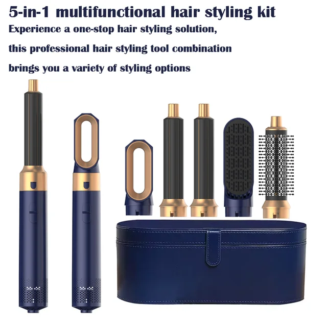 With Hair Brush Hairdryer For Hair Dryer Hair Multi Styler New Hair Dryer Multi Hair Styler 5 in1 Curling Iron Hair Straightener