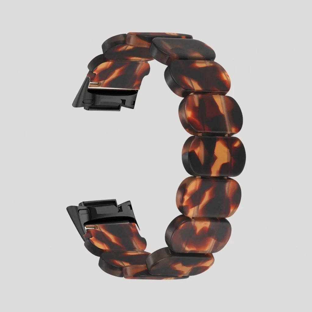 Resin Sport Elastic Strap Replacement Wristband Bracelet for Fitness Watch Accessories