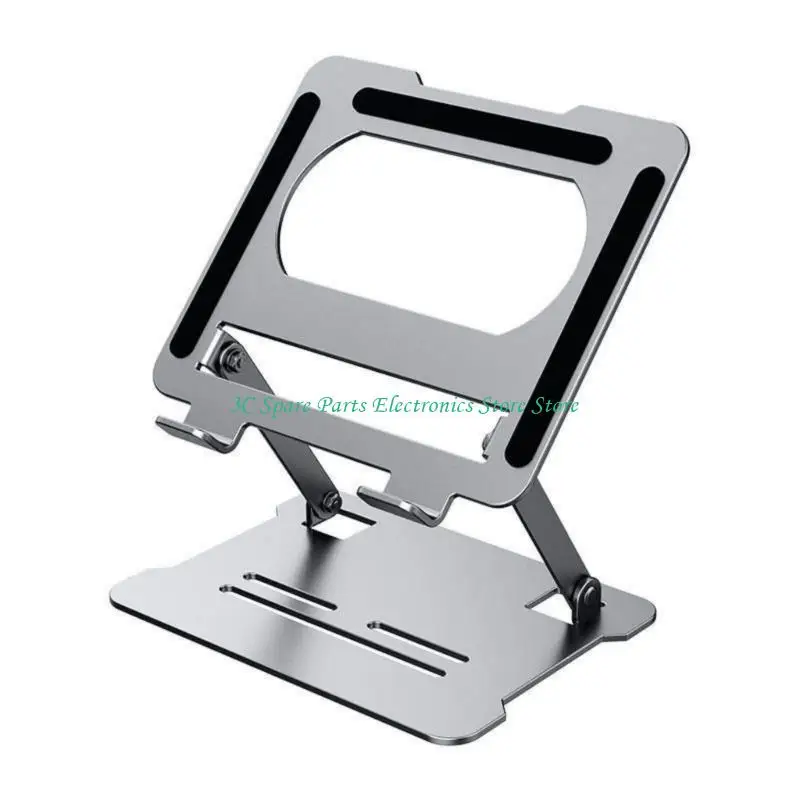 SZ 탄소강 노트북 스탠드 접이식 높이 조절 냉각 라이저 미끄럼 방지 패드 및 공간 절약형 접이식 디자인