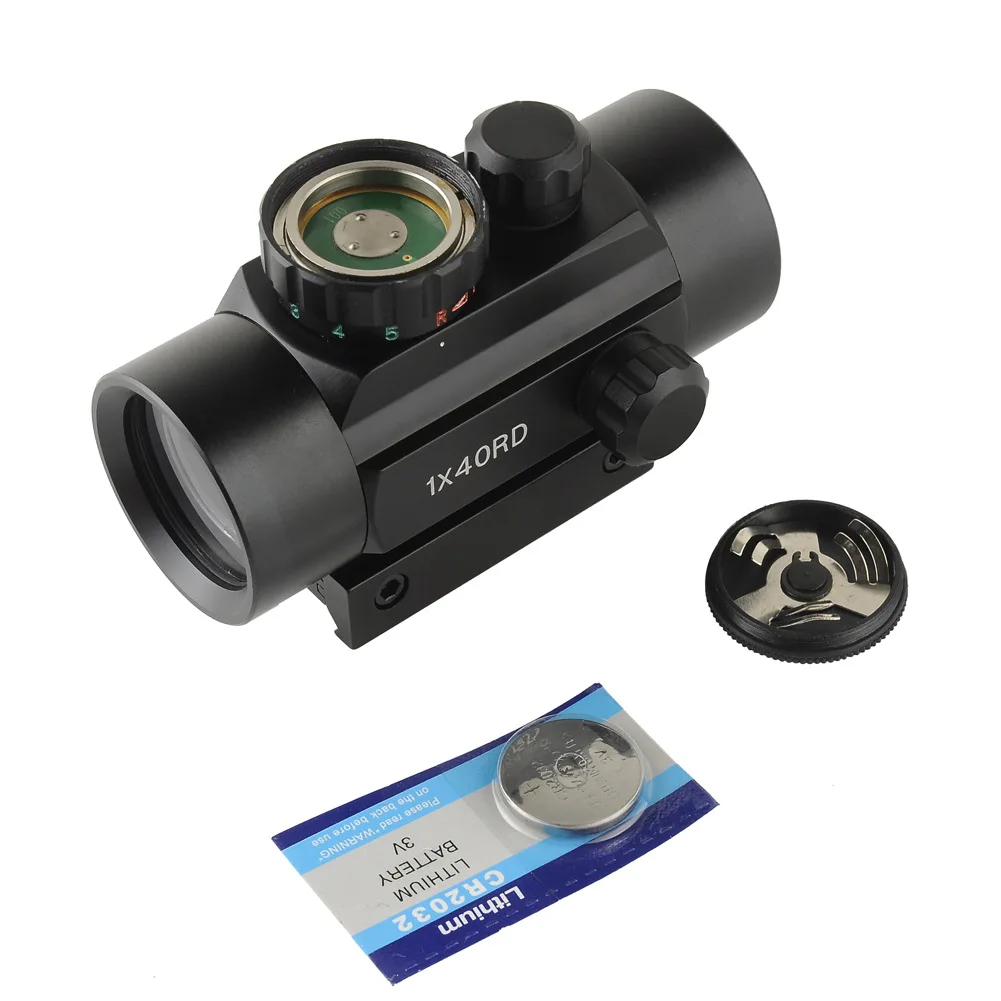 1X40RD Single-tube Telescope Aluminum Alloy Calibrator Outdoor Travel Multi-coated Light Precision 3 MOA Red Dot