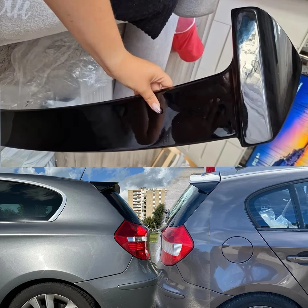 Spoilers (ailerons) Pour BMW Série 1 – Lot De 6, Noir, Adhésif Puissant, Compatible E87, E81, F20, F21, F40, 116i, 118i, 120i, Etc.
