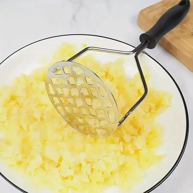Stainless Steel Manual Potato Ricer Garlic Masher Creative Potatoes Pumpkin Sweet Potato Masher Kitchen Gadgets 1pc potato masher